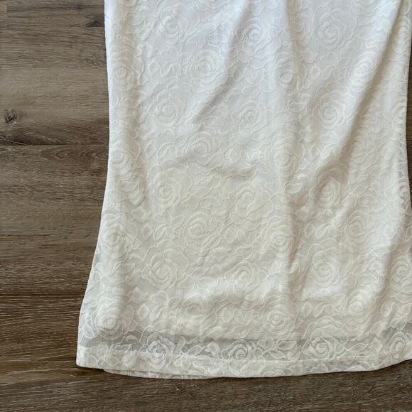 Hello Molly LINKING UP LACE MIDI DRESS WHITE - Picture 5 of 7